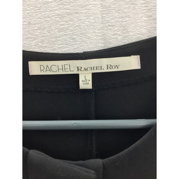 Rachel Rachel Roy Women's Sleeveless Button Front Dress NWT Large Black - Picture 10 of 11